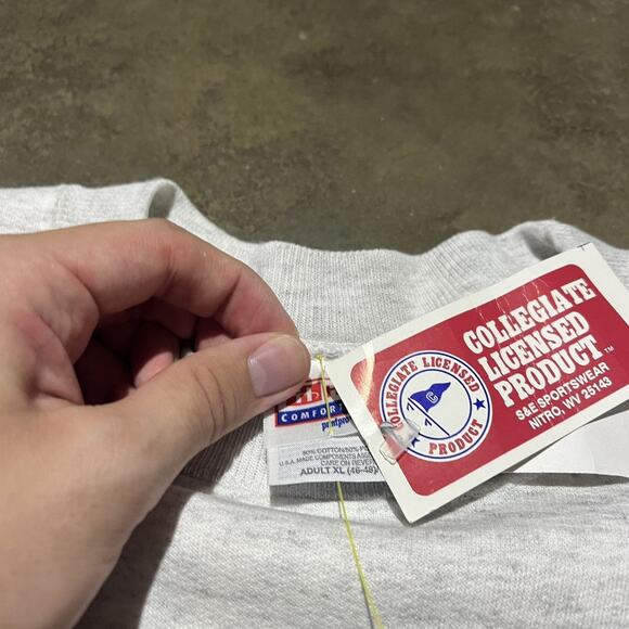 NOS Vintage 1998 Missouri West Virginia Bowl Sweatshirt - Picture 5 of 5